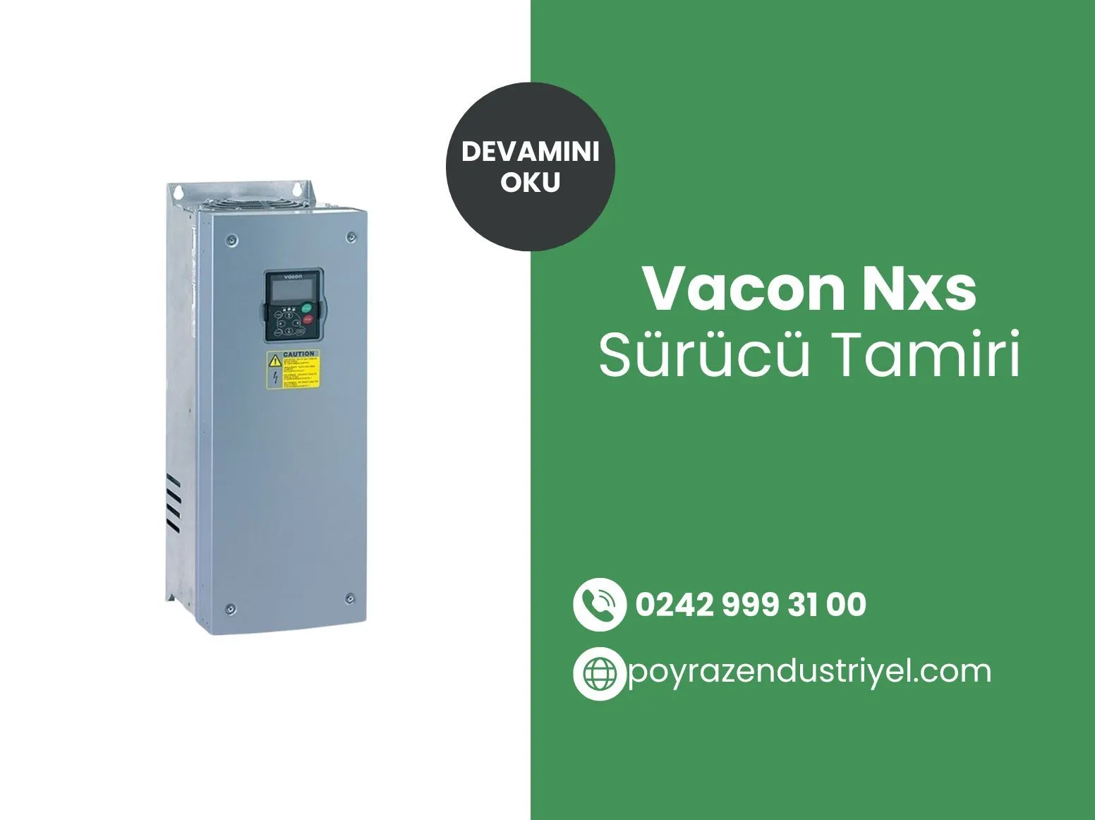 Vacon Nxs Sürücü Tamiri